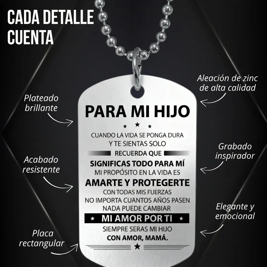 Vinculo eterno™ 💖Collar en acero inoxidable, Un detalle que quedará grabado en su corazón.