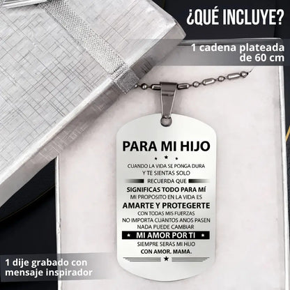 Vinculo eterno™ 💖Collar en acero inoxidable, Un detalle que quedará grabado en su corazón.