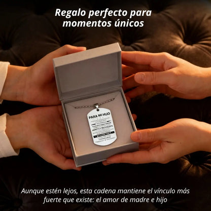 Vinculo eterno™ 💖Collar en acero inoxidable, Un detalle que quedará grabado en su corazón.