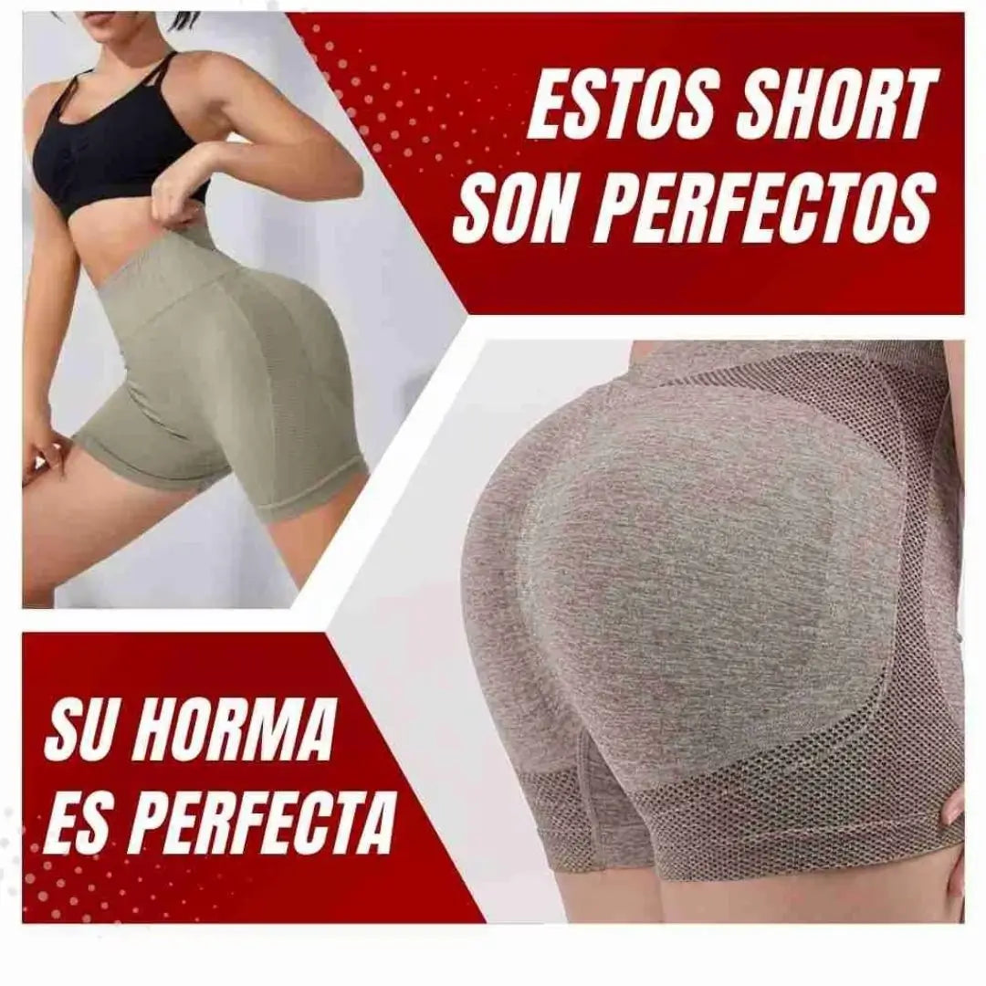 GlowFit® Shorth Push Up Moldea tu cintura y Realza tus glúteos 🎁OBSEQUIO:TOP