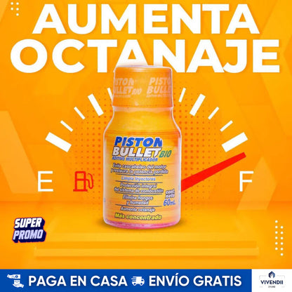 Piston Bullet 60ML™  Limpia tu motor (Paga 1 recibe 2 gratis)