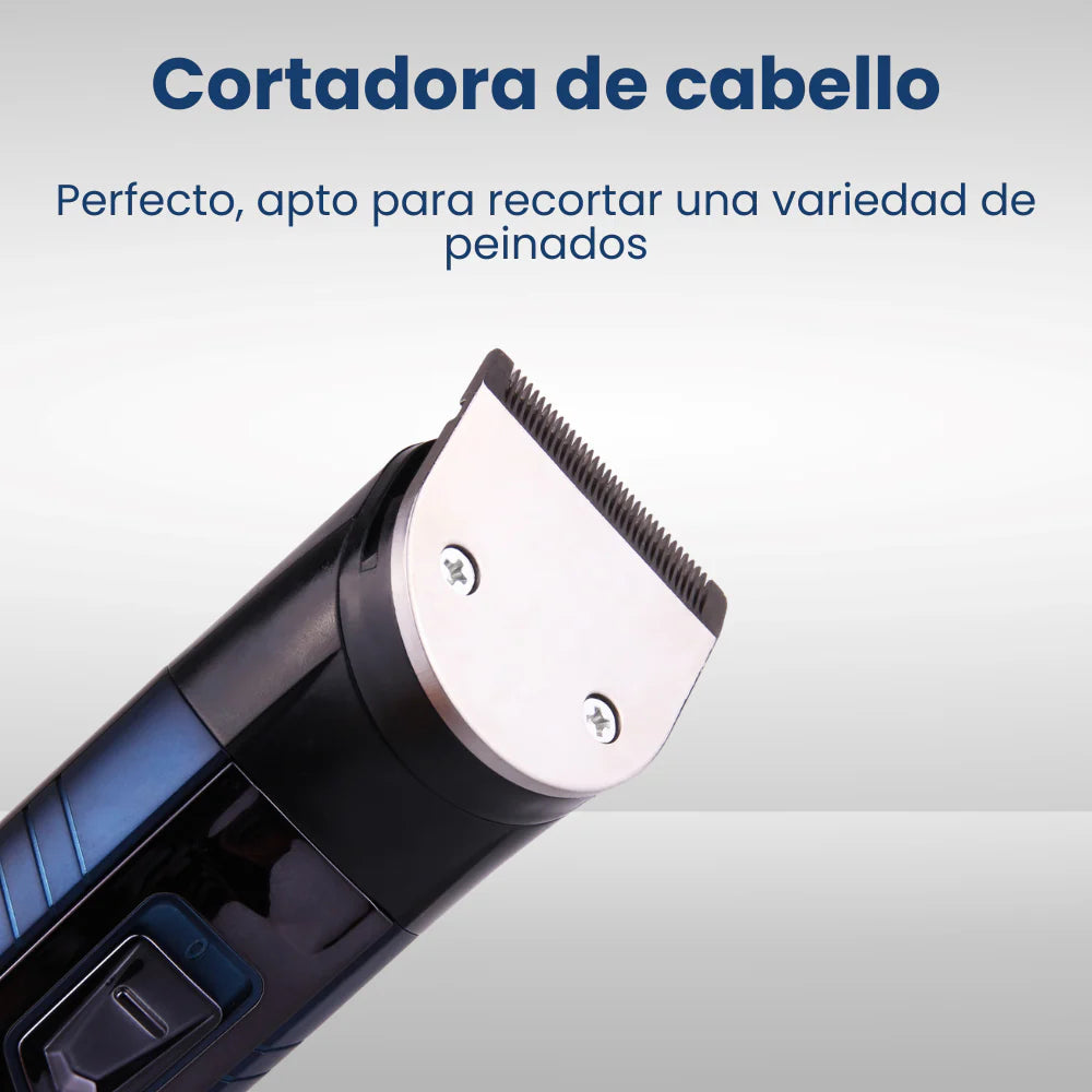 BarberMax™ Afeitadora 3 en 1: Precisión total para barba, cabello, nariz y pecho.