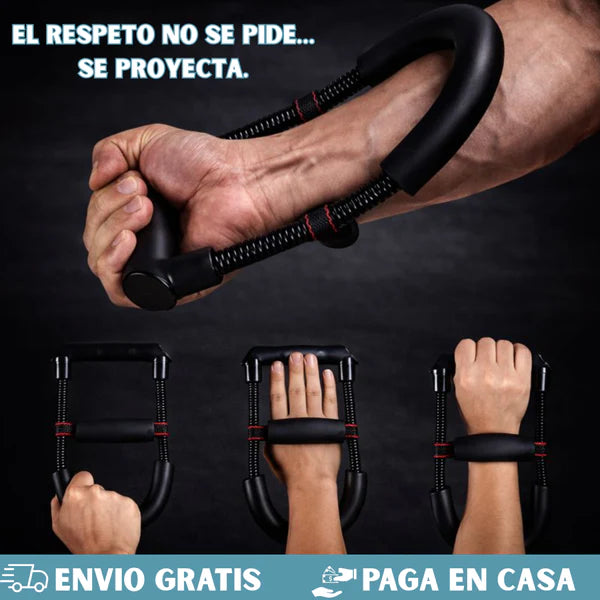 Power Wrist Pro™ - Consigue antebrazos gruesos y un agarre de acero en casa con solo 10 minutos al día.