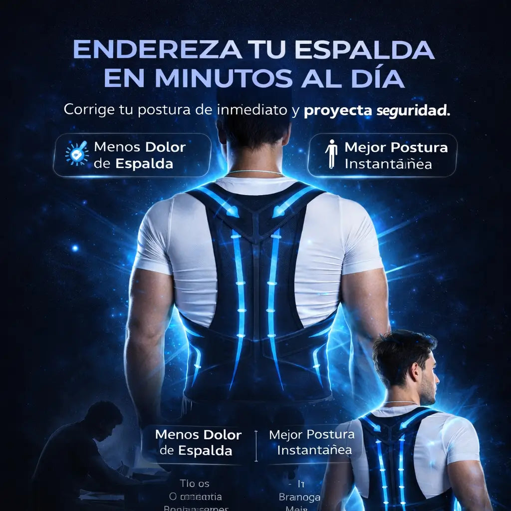 AlivioFlex™ Corrige la joroba y reduce el dolor de espalda.