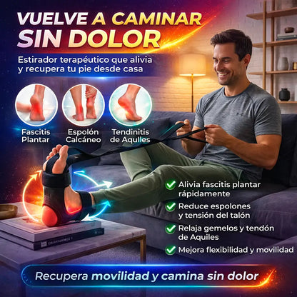 Step™ Banda de Estiramiento, Alivia el dolor de fascitis plantar y talón sin filtraciones ni cirugías.