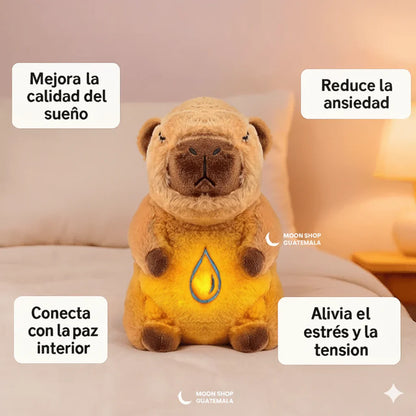 Peluche Capibara Respira Y Tranquiliza con Sonido Musical