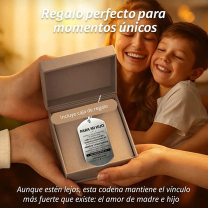Vinculo eterno™ 💖Collar en acero inoxidable, Un detalle que quedará grabado en su corazón.