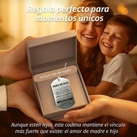 Vinculo eterno™ 💖Collar en acero inoxidable, Un detalle que quedará grabado en su corazón.